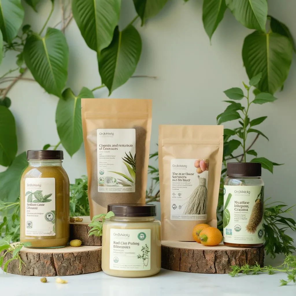 Productos de una empresa ecológica