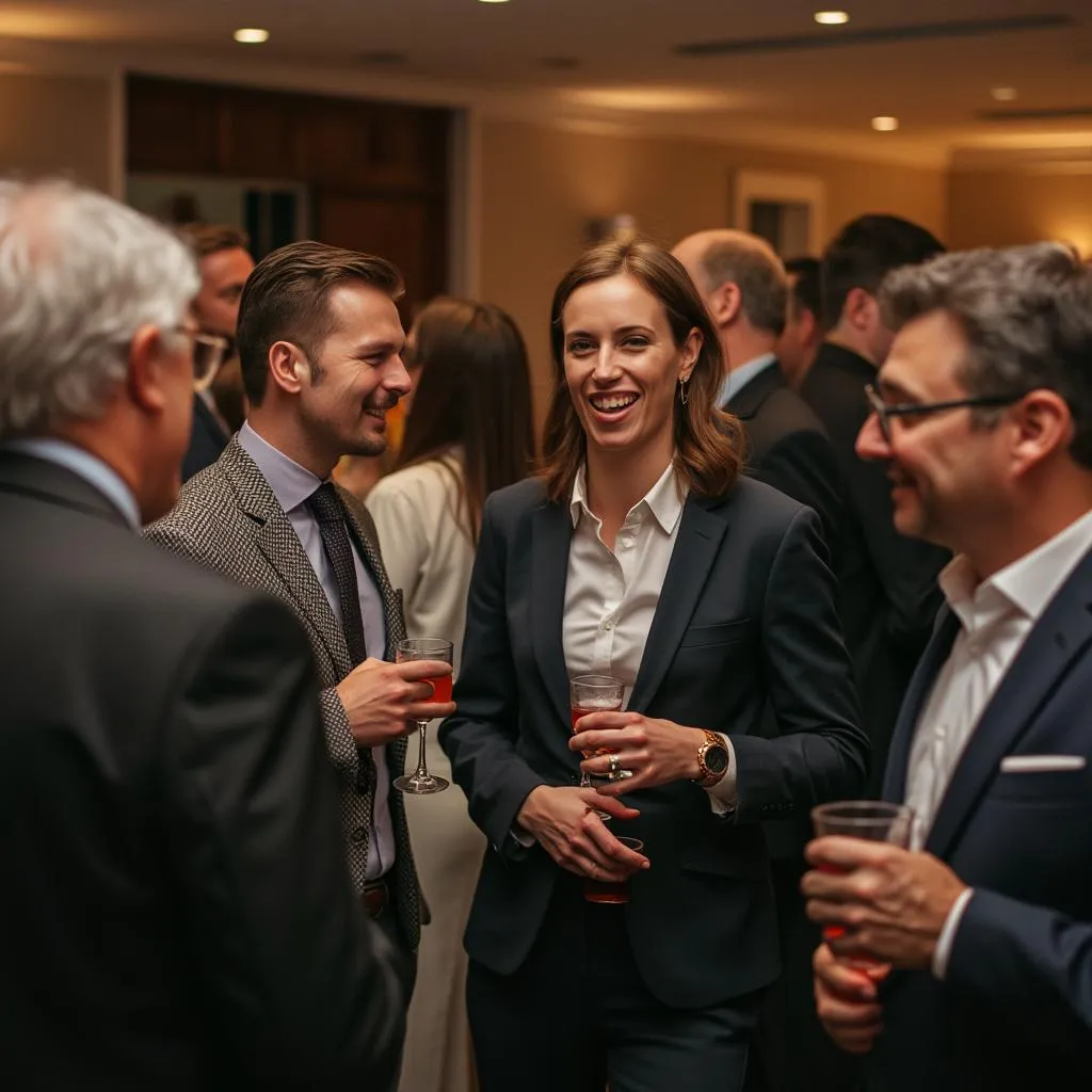 Evento de networking entre emprendedores e inversores
