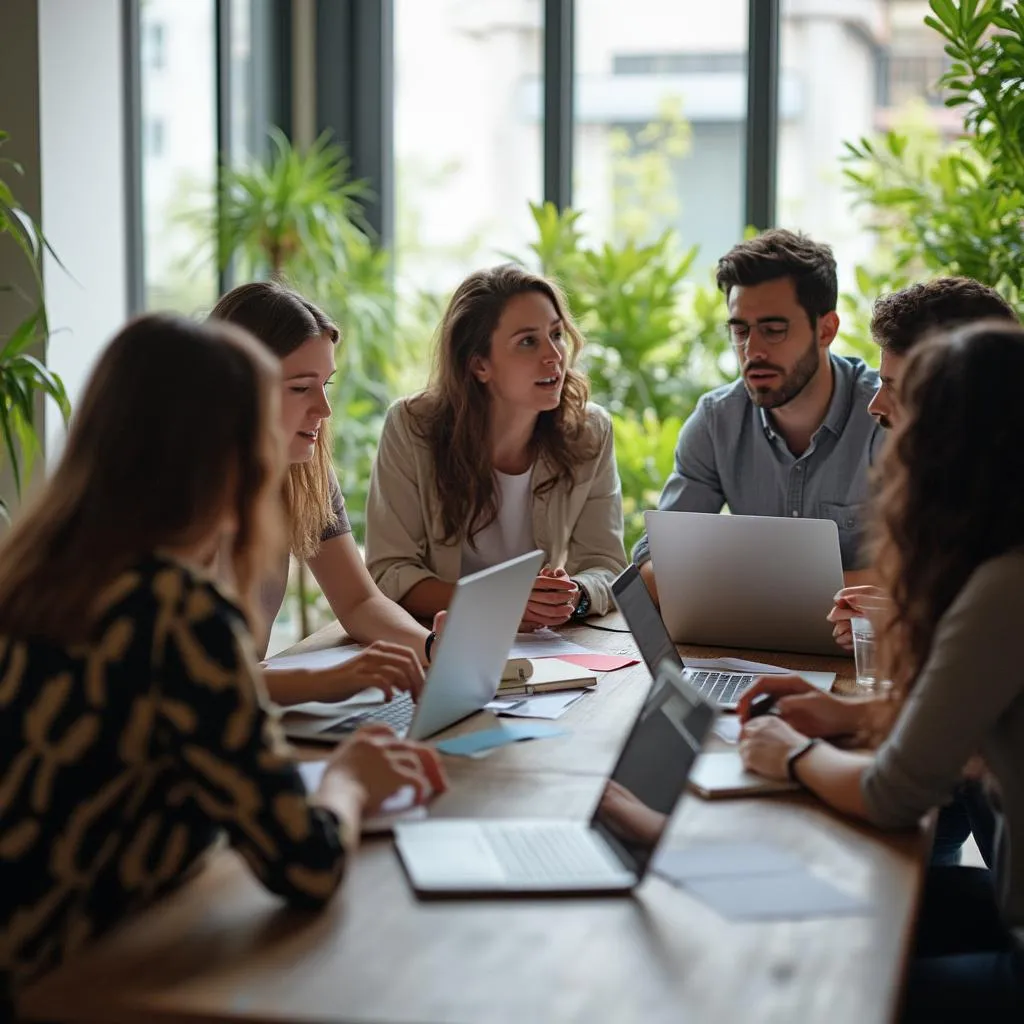 Equipo de InverPrep en una reunión estratégica